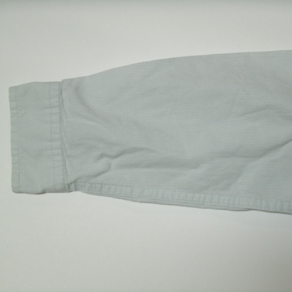 Gymboree Boys Shirt Button Down Blue Oxford Checks Long Sleeve Size 6 - Picture 6 of 8